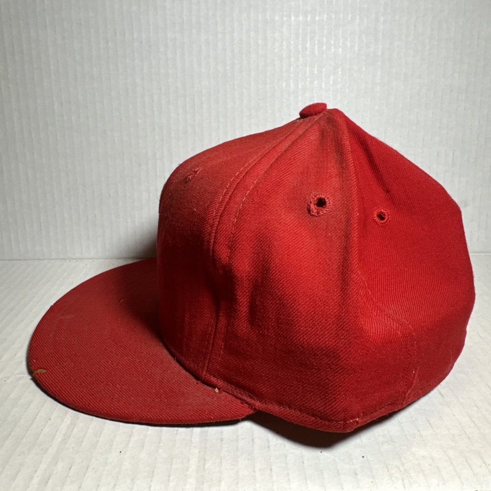 Vintage 80s El Paso Diablos Fitted Hat Baseball New Era Pro Model Wool‎ Cap USA - Picture 7 of 9